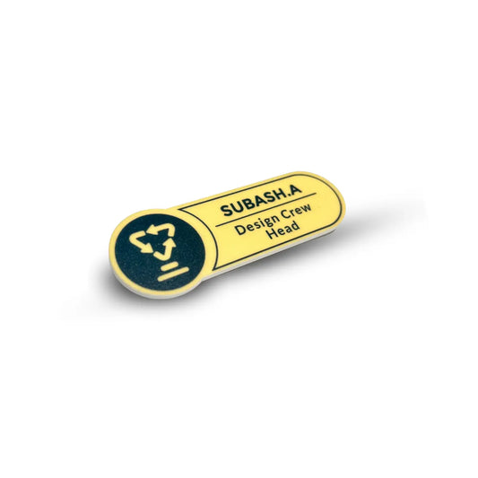 Personalized Name Badges - Sustainable & Durable - EcoTrophy