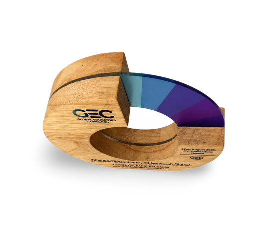 Personalized Corporate Guest Award - Bespoke Chief Guest Trophy