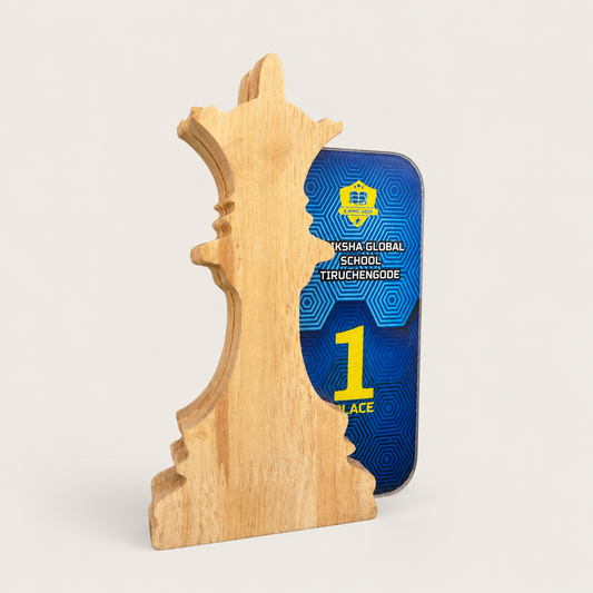 Chess Trophy - Queen Piece Design Champion
