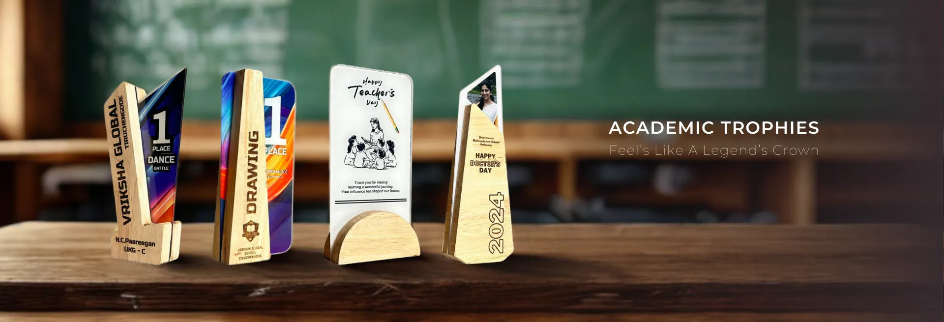 Academic Trophies for Student Excellence