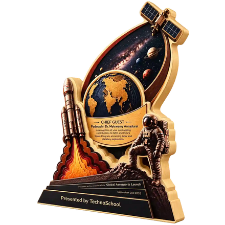 Space Exploration Chief Guest Recognition Trophy