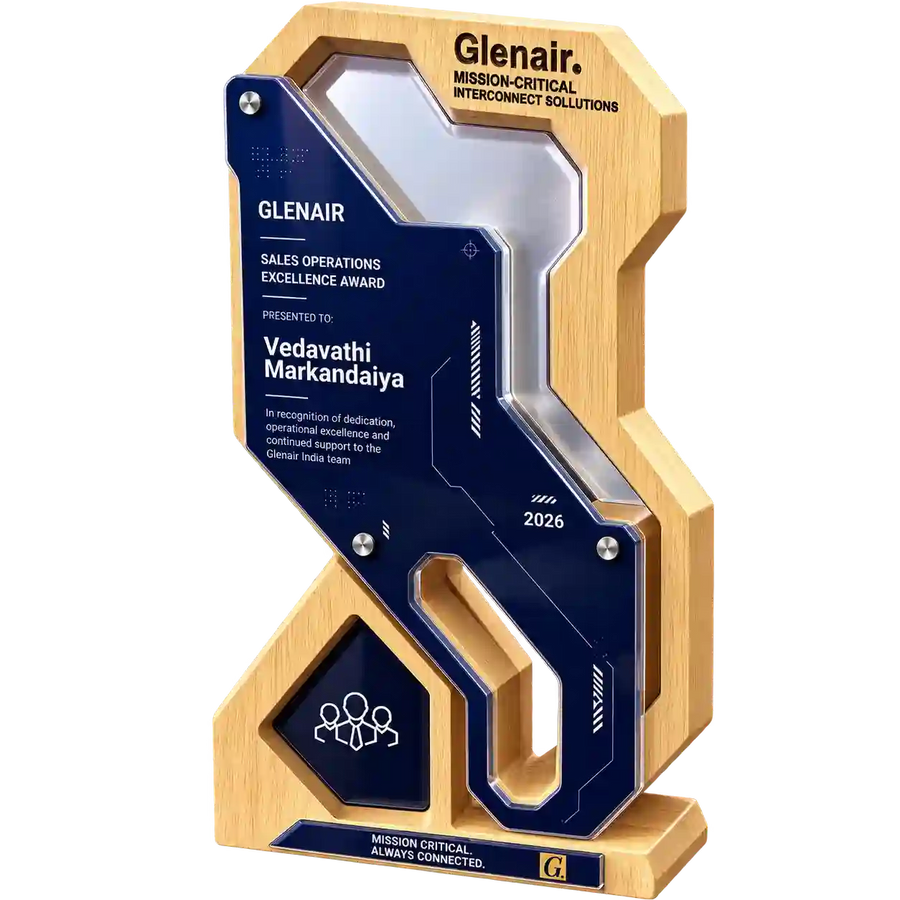 Sales Operations Excellence Corporate Award Trophy