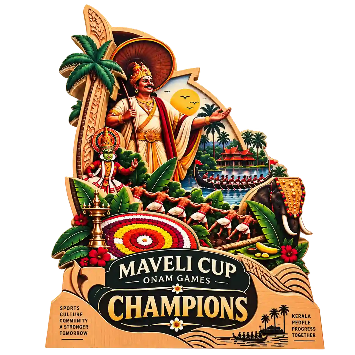 Onam Trophy for Championship Winners – Maveli Cup