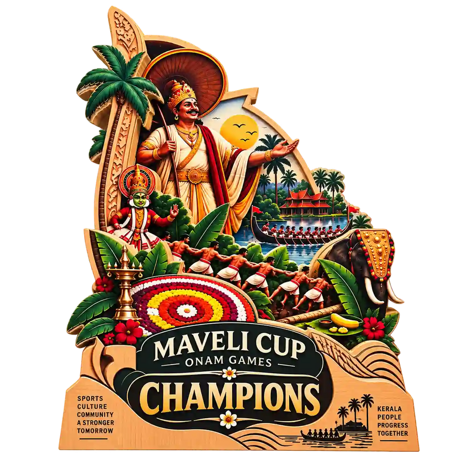 Onam Trophy for Championship Winners – Maveli Cup