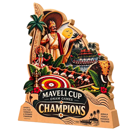 Onam Trophy for Championship Winners – Maveli Cup