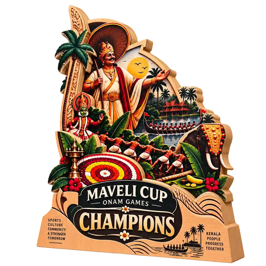 Onam Trophy for Championship Winners – Maveli Cup