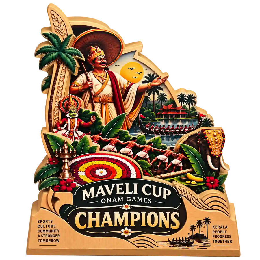 Onam Trophy for Championship Winners – Maveli Cup