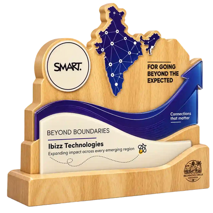 Beyond Boundaries Corporate Trophy