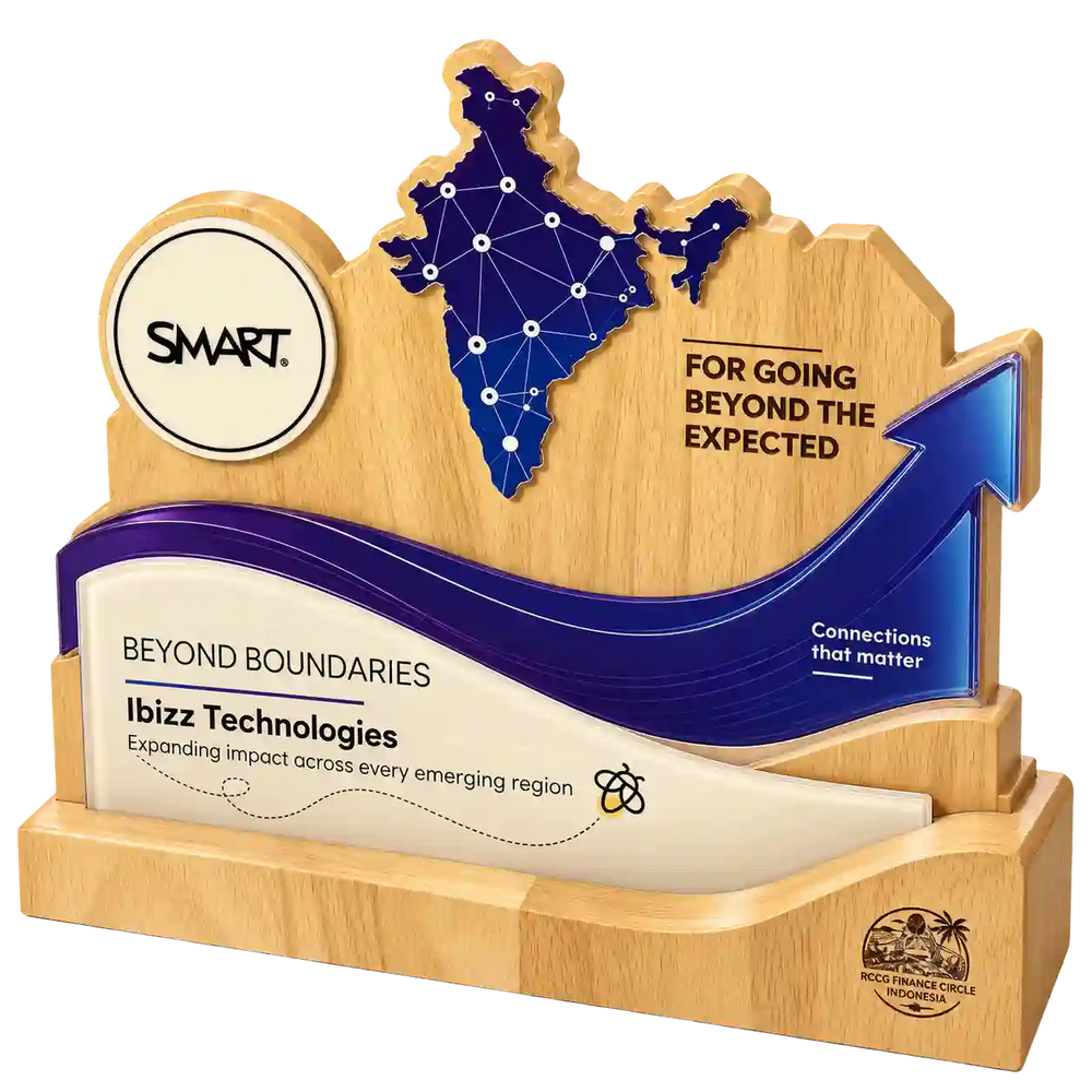 Beyond Boundaries Corporate Trophy