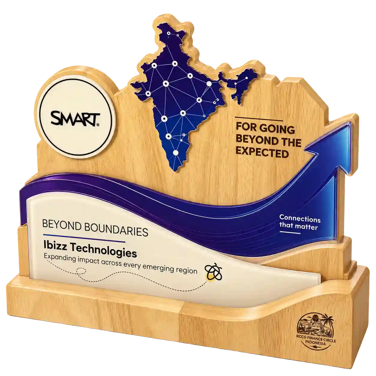 Beyond Boundaries Corporate Trophy