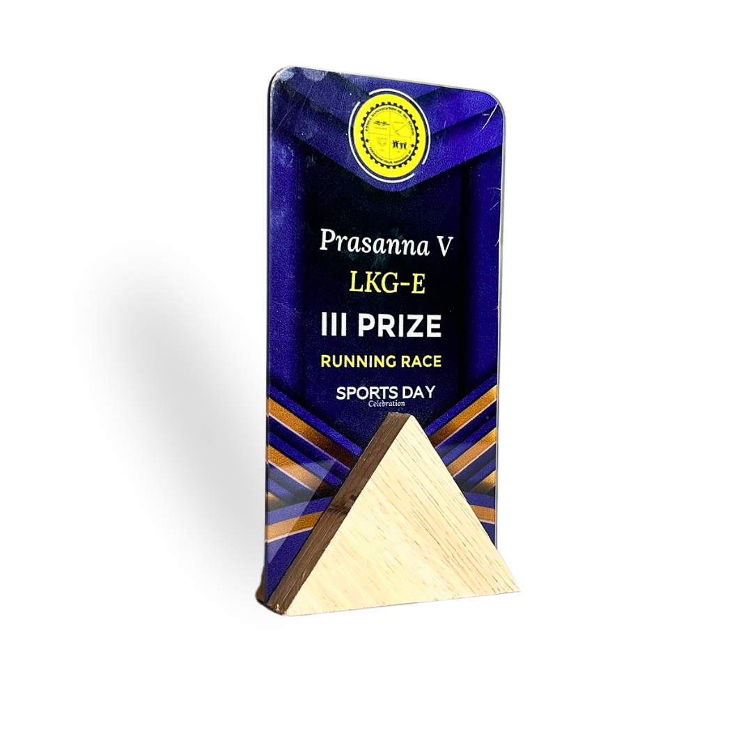 Personalized Sports Trophy - Custom Award for Third Place Winner