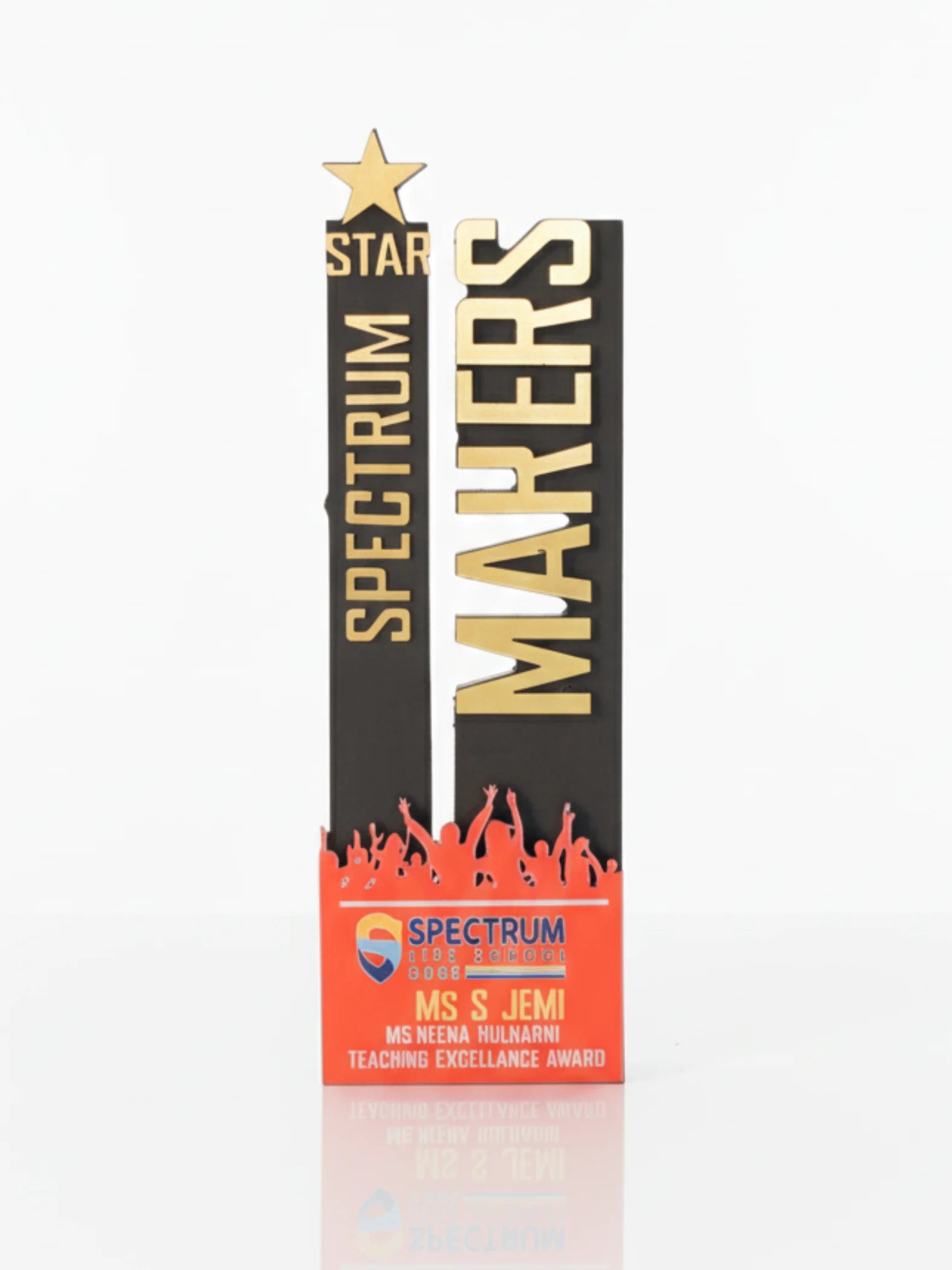 Spectrum Makers award with star design on a white background