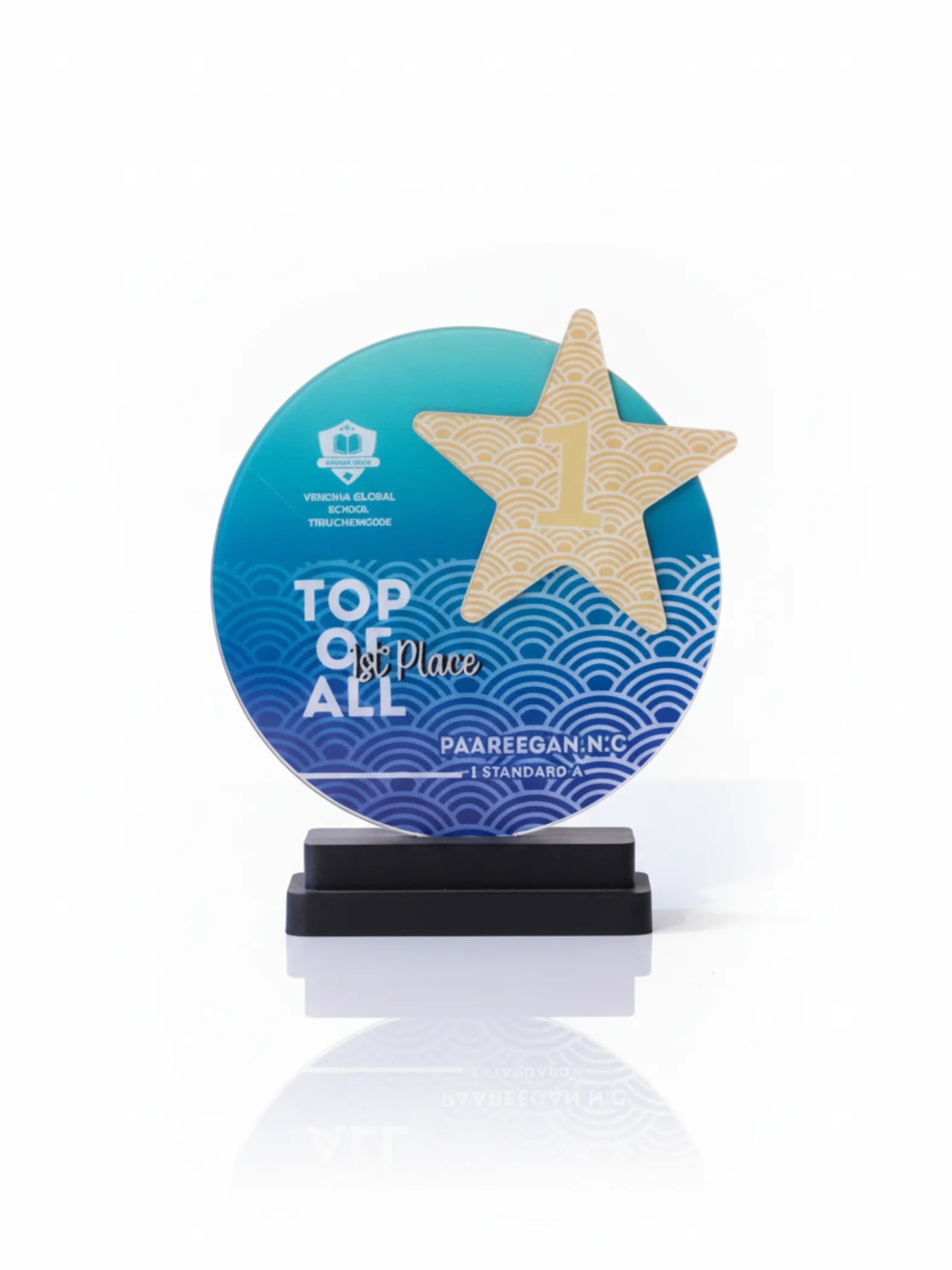 Essay Trophy Academic Award 2025 - Premium competition trophy for writing contests and literary honors