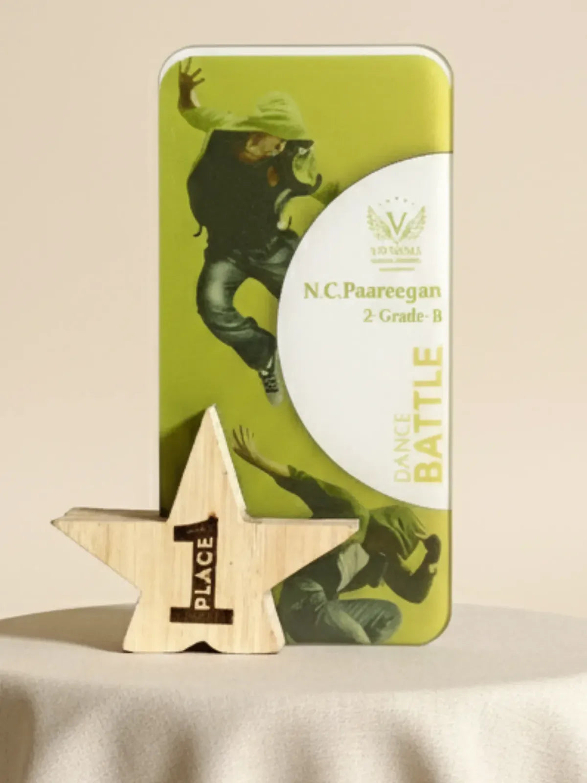 Honor dance battle champions with our personalized shield award trophy.