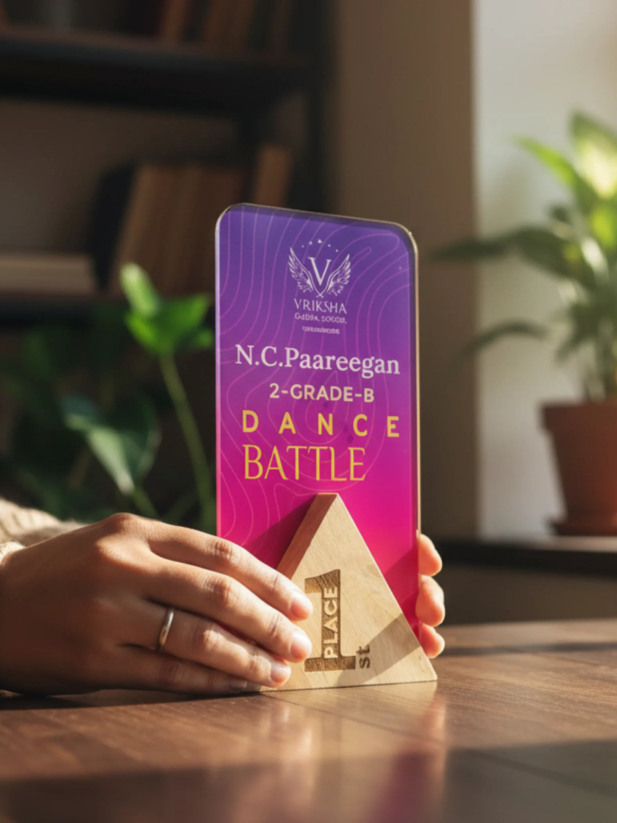 Dance Trophy Personalized Award with custom engraving options, perfect for dance competitions and performance recognition