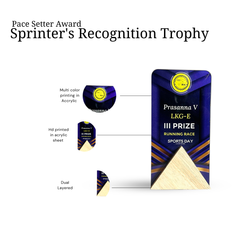 Personalized Sports Trophy - Custom Award for Third Place Winner