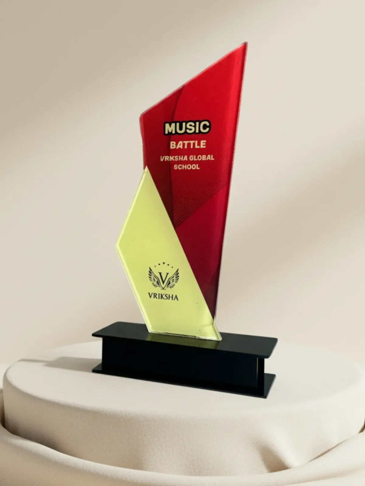Music Competition Trophy Award - Premium trophy for musical excellence and performance recognition