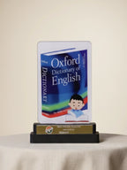 Recognize vocabulary excellence with our distinctive personalized academic shield award