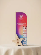 Cultural day dance trophy with unique acrylic design - premium award featuring distinctive styling perfect for traditional dance competitions and cultural festivals