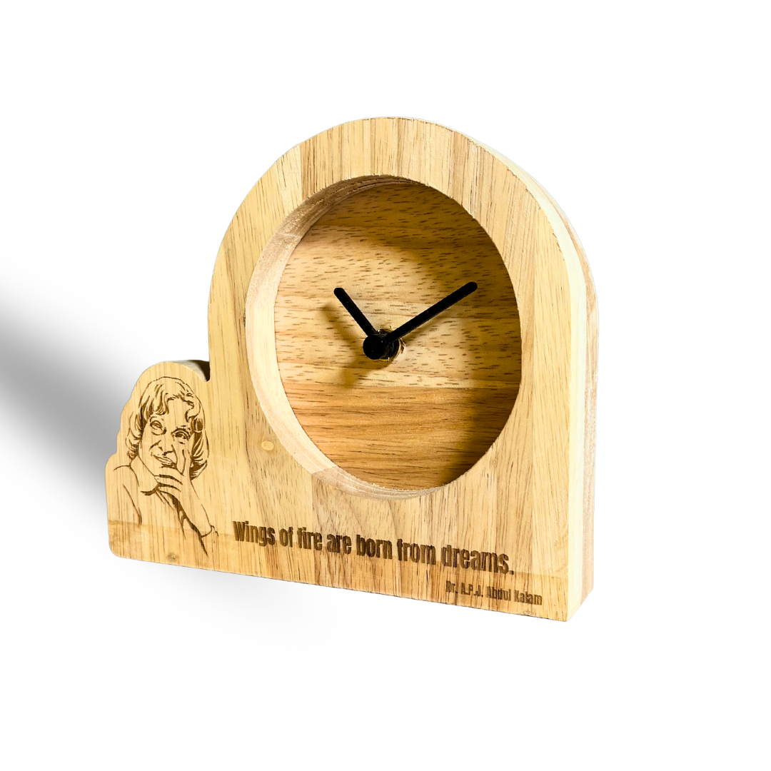 Epic Table Clock-Abdulkalam