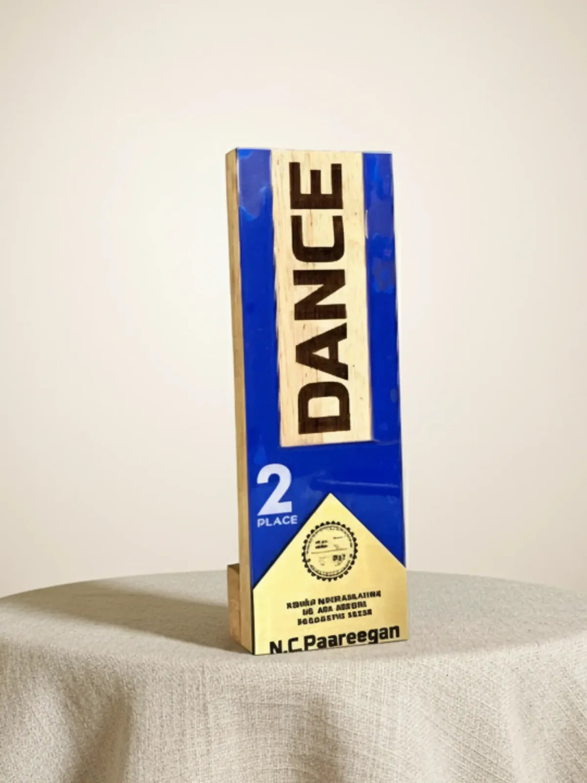 Box with 'DANCE' branding on a neutral background