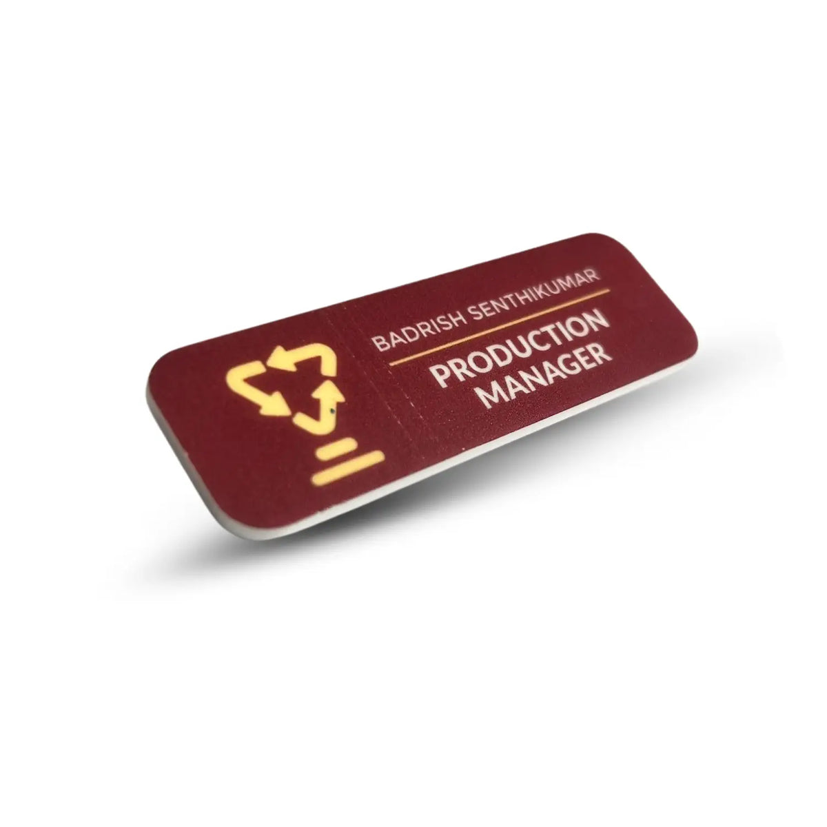 Unique Personalized Name Badges - Durable & Customizable - EcoTrophy