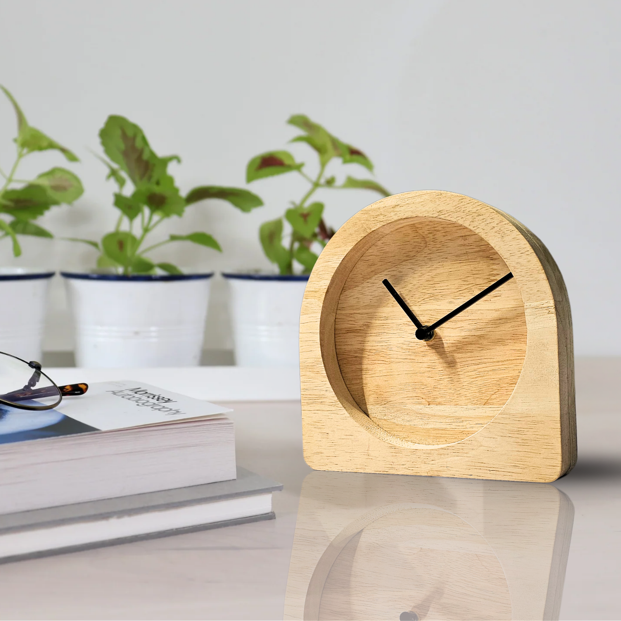 Wooden Table Clock