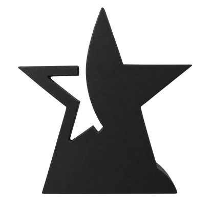 Custom Star Performer Awards - Wood & Acrylic Trophy