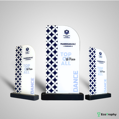 Personalized Dance Trophy - Modern Acrylic Design