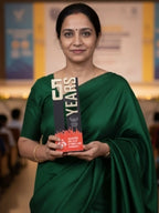Sports day award with green and yellow design on a white background