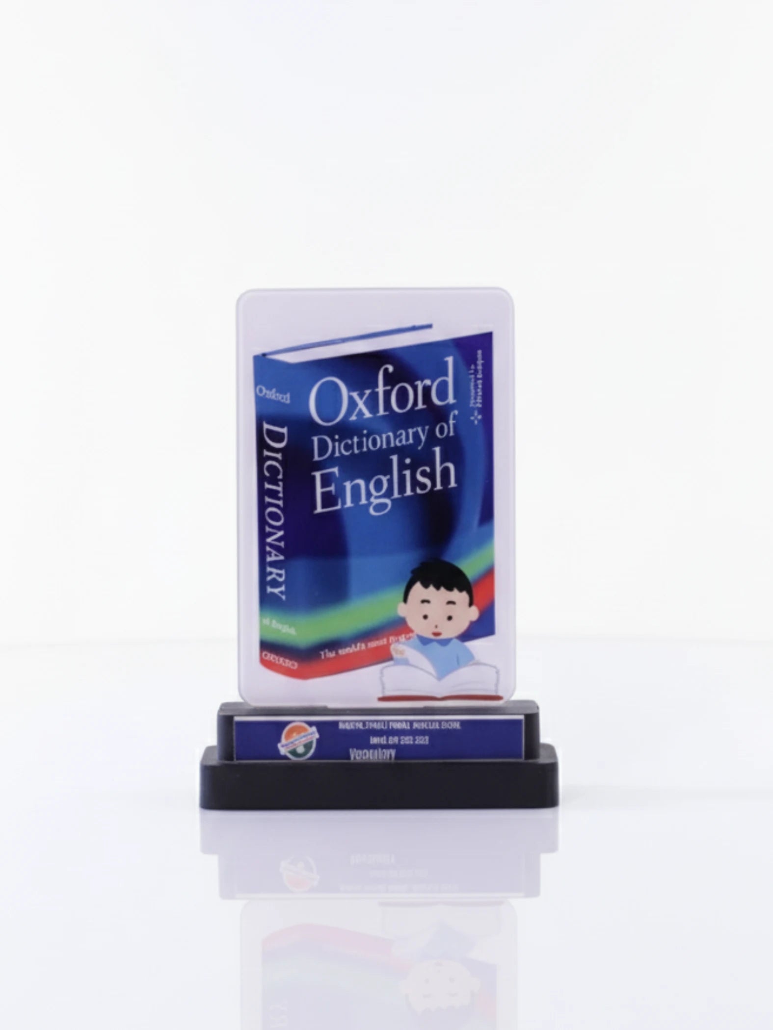Inspire vocabulary learning with our personalized academic shield trophy collection