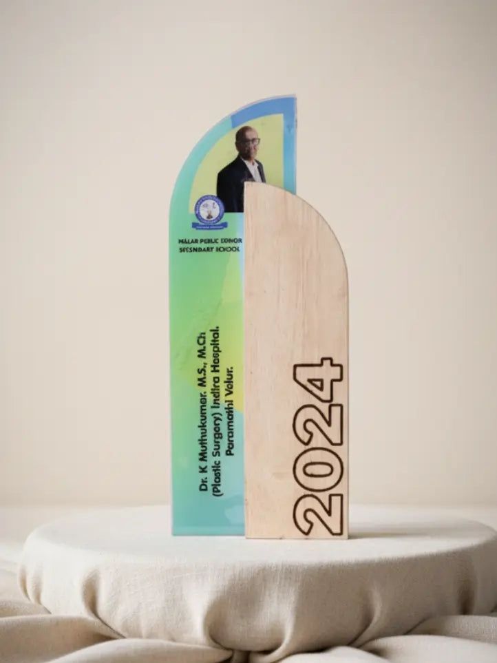 chief guest trophy on table