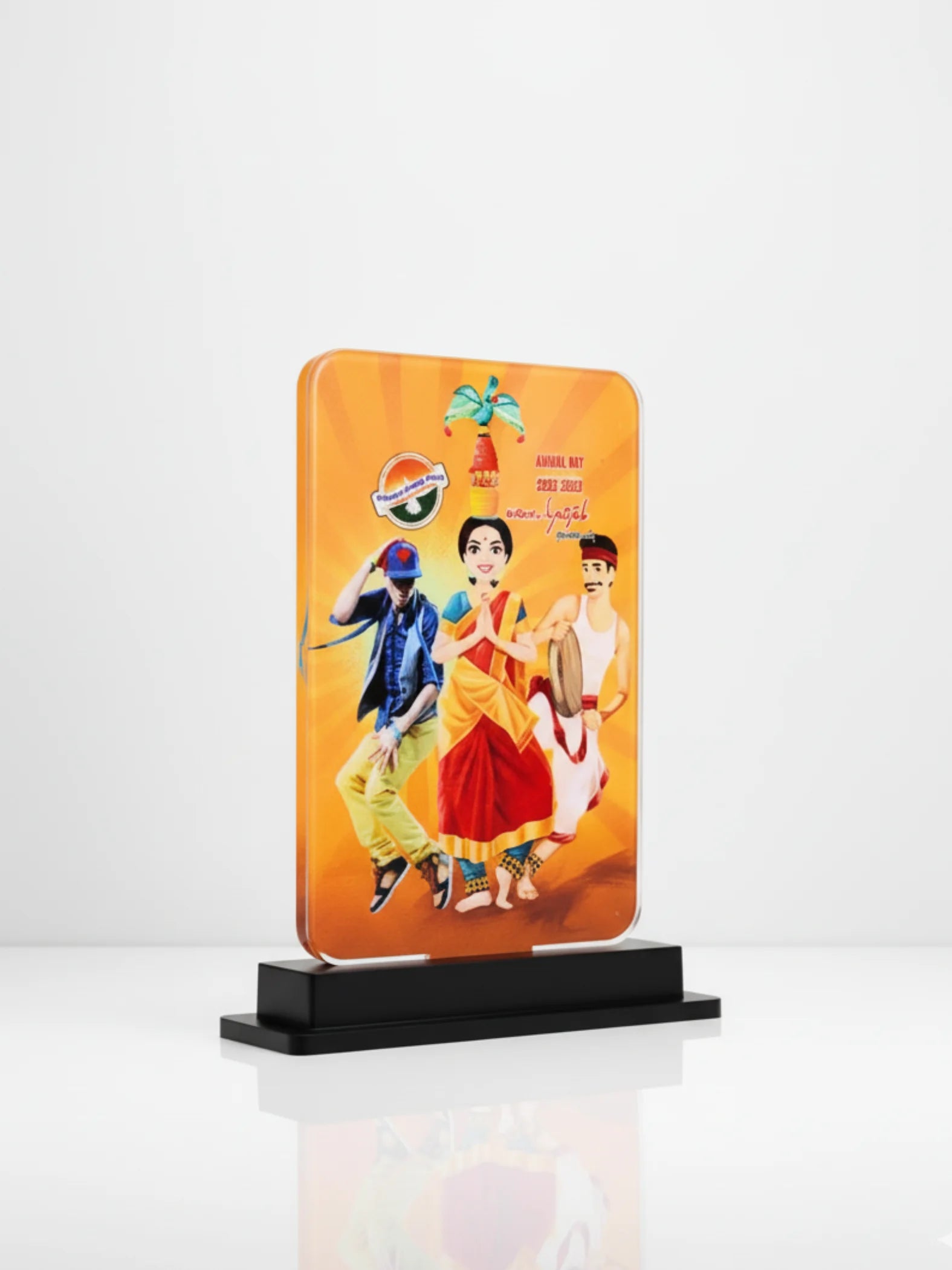 Cultural Trophy Customized Achievement Award - Personalized Recognition for Cultural Events
