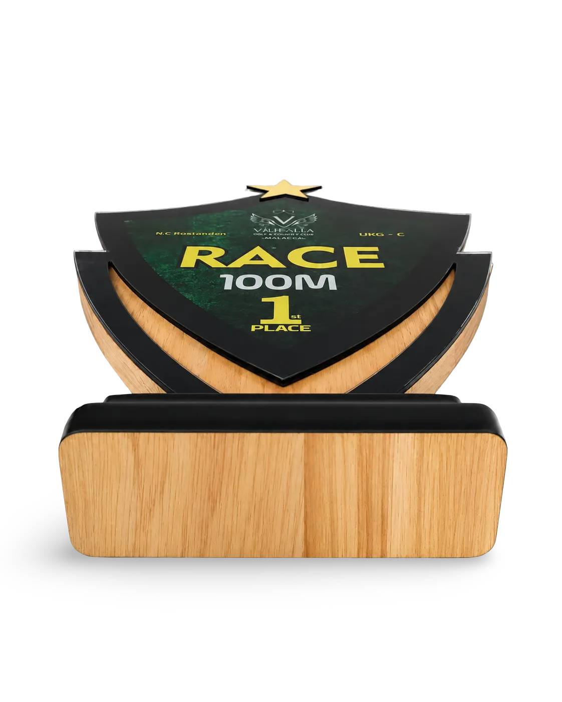 Unique Champion's Shield Trophy - Custom First Place Award