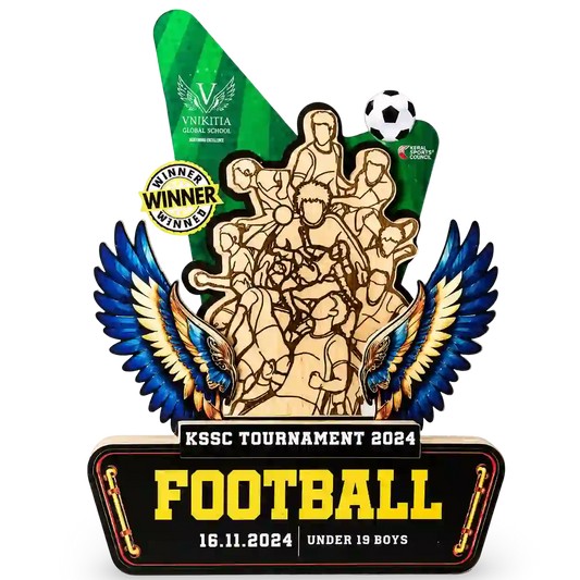 Tamil Nadu Football Trophy - Custom Award for Champions