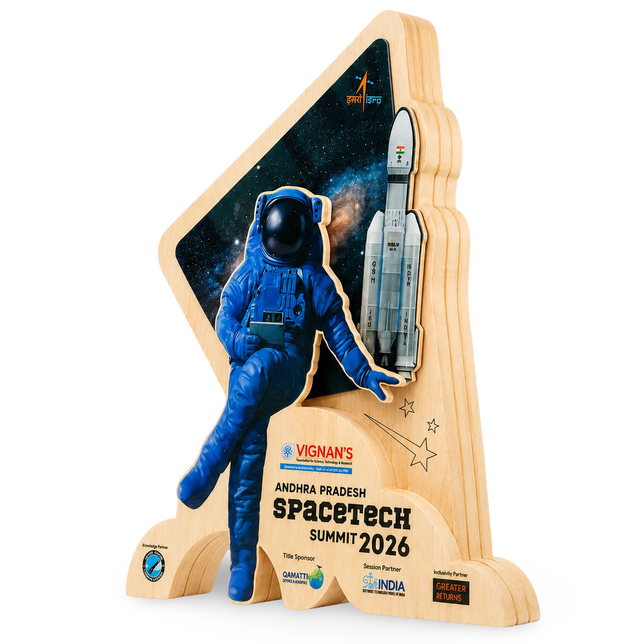 Customized Trophy Online - Scientist Award Space Theme