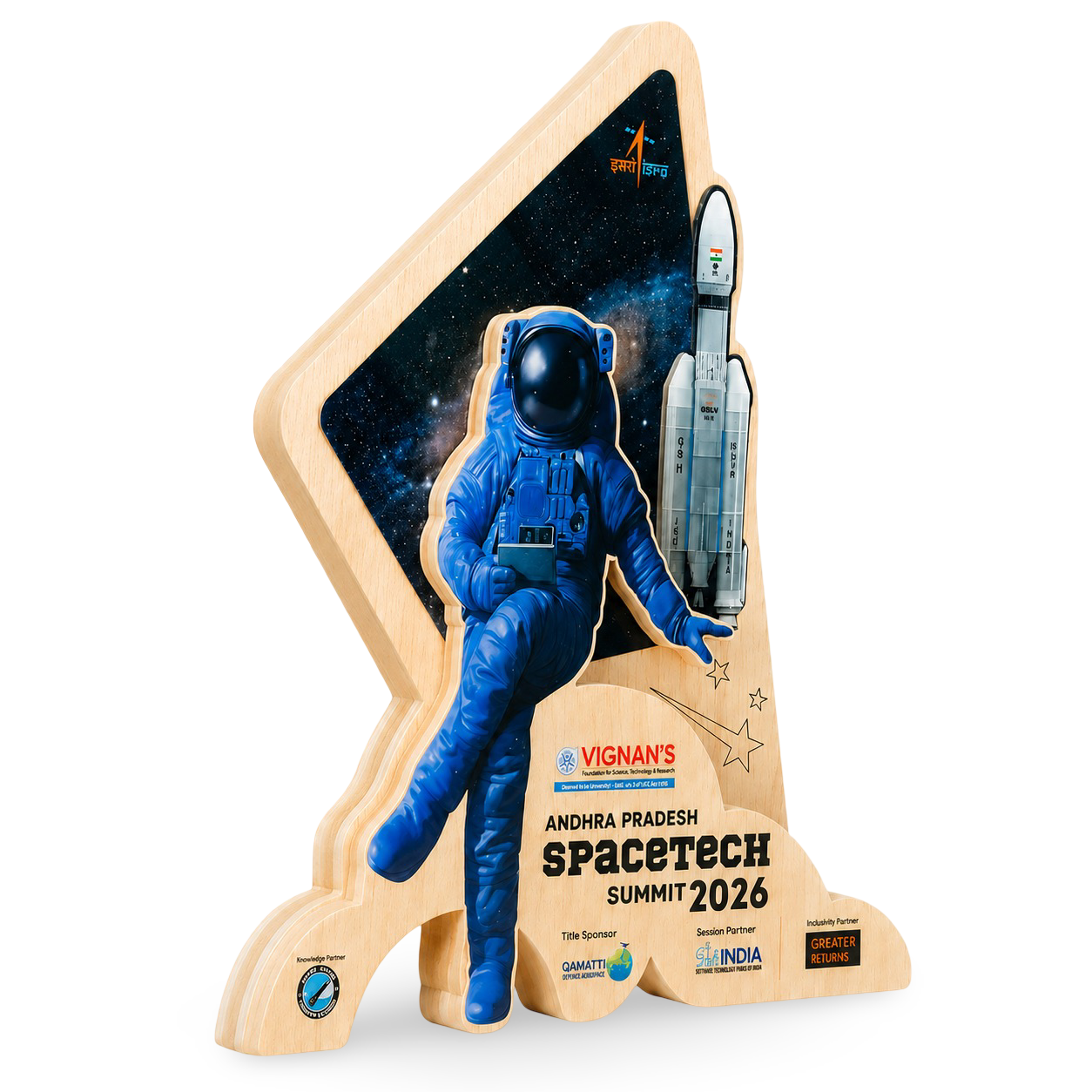 Customized Trophy Online - Scientist Award Space Theme