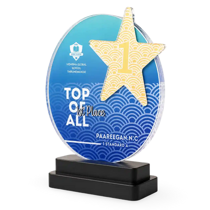 Crystal Award - Top Premium Trophy Star Design
