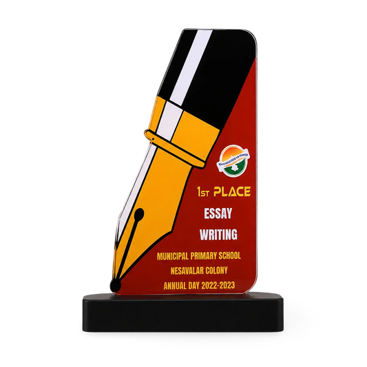 Essay Writing Award Acrylic Academic Trophy