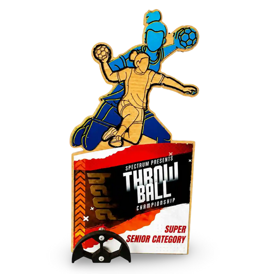 Tamil Nadu Throwball Champion Trophy - Unique Award for Winners