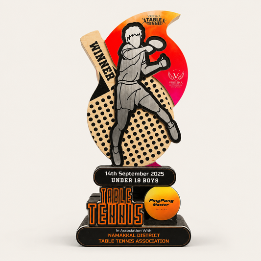 Premium Tennis Trophy – Customized Sports Trophy