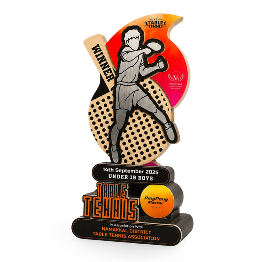 Premium Tennis Trophy – Customized Sports Trophy