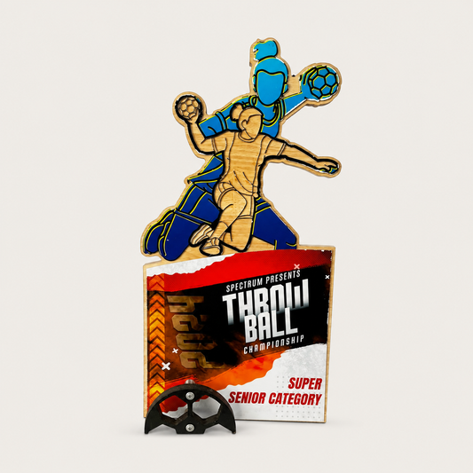 Tamil Nadu Throwball Champion Trophy - Unique Award for Winners