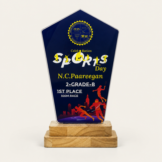 Personalized Sports Trophy - Custom Award for First Place Winner