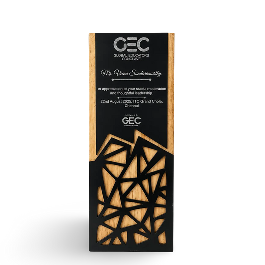 Wooden Corporate Trophy | Buy Premium Recognition Award India