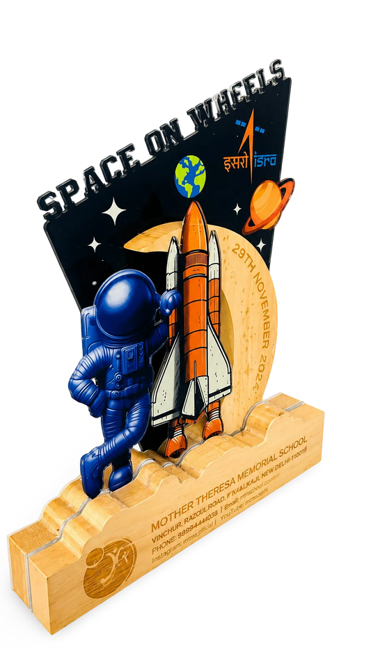 Space Trophy - Customized STEM Event Awards & Shields
