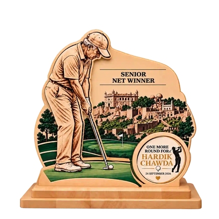 Senior Net Winner Golf Trophy