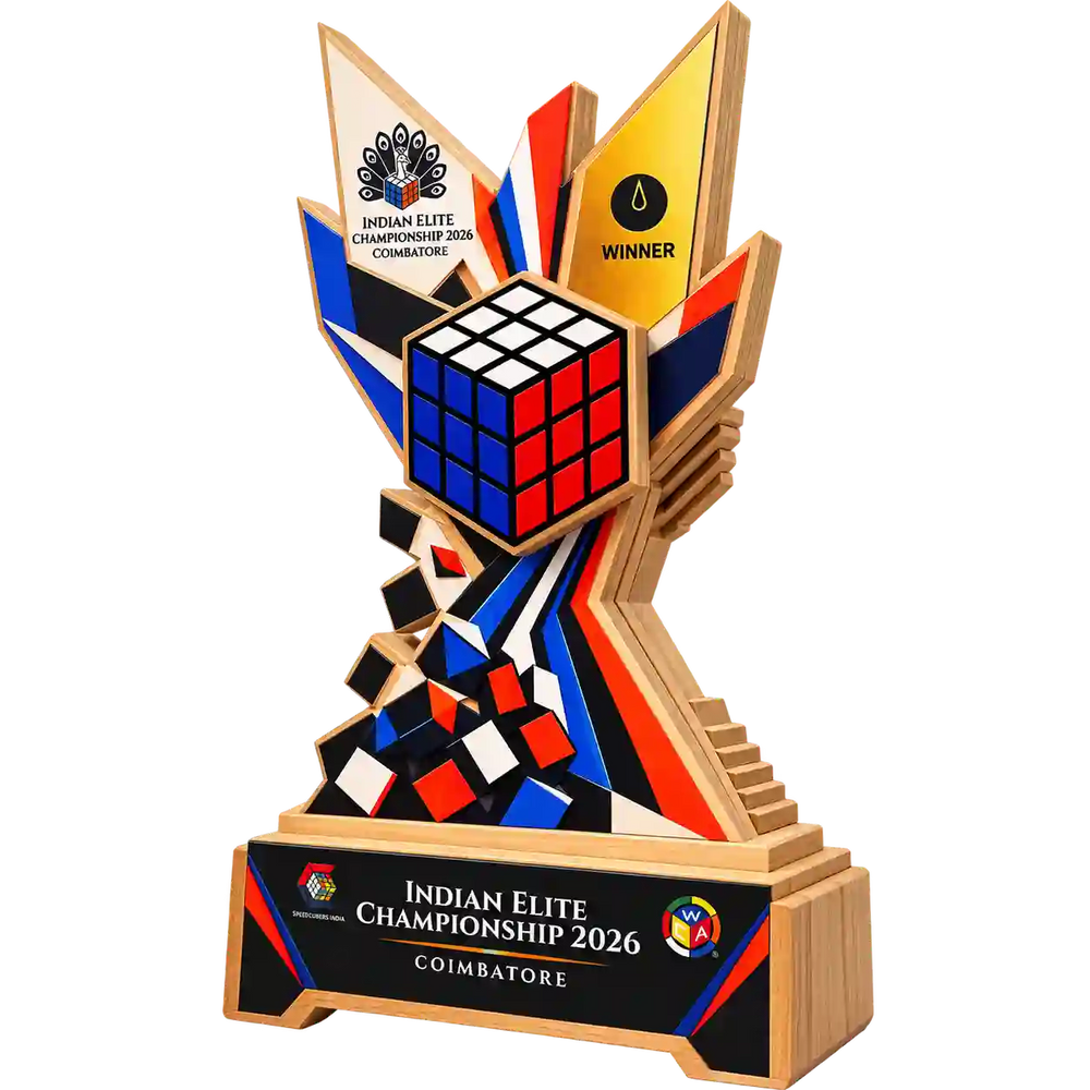 Cube Trophy – Customized Championship Award