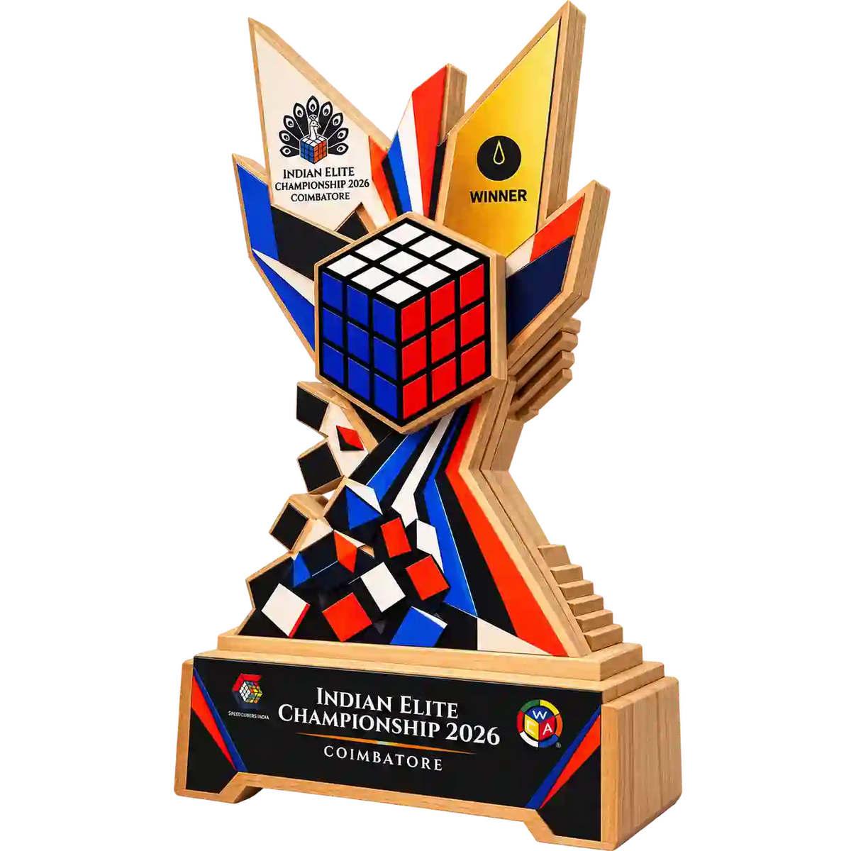 Cube Trophy – Customized Championship Award