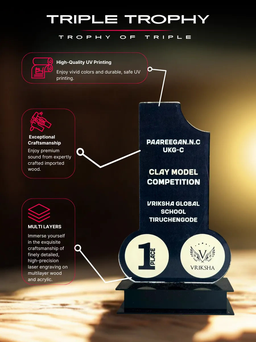 Trophy Shop - Clay Model Award - Shield - Momento - Prize - EcoTrophy
